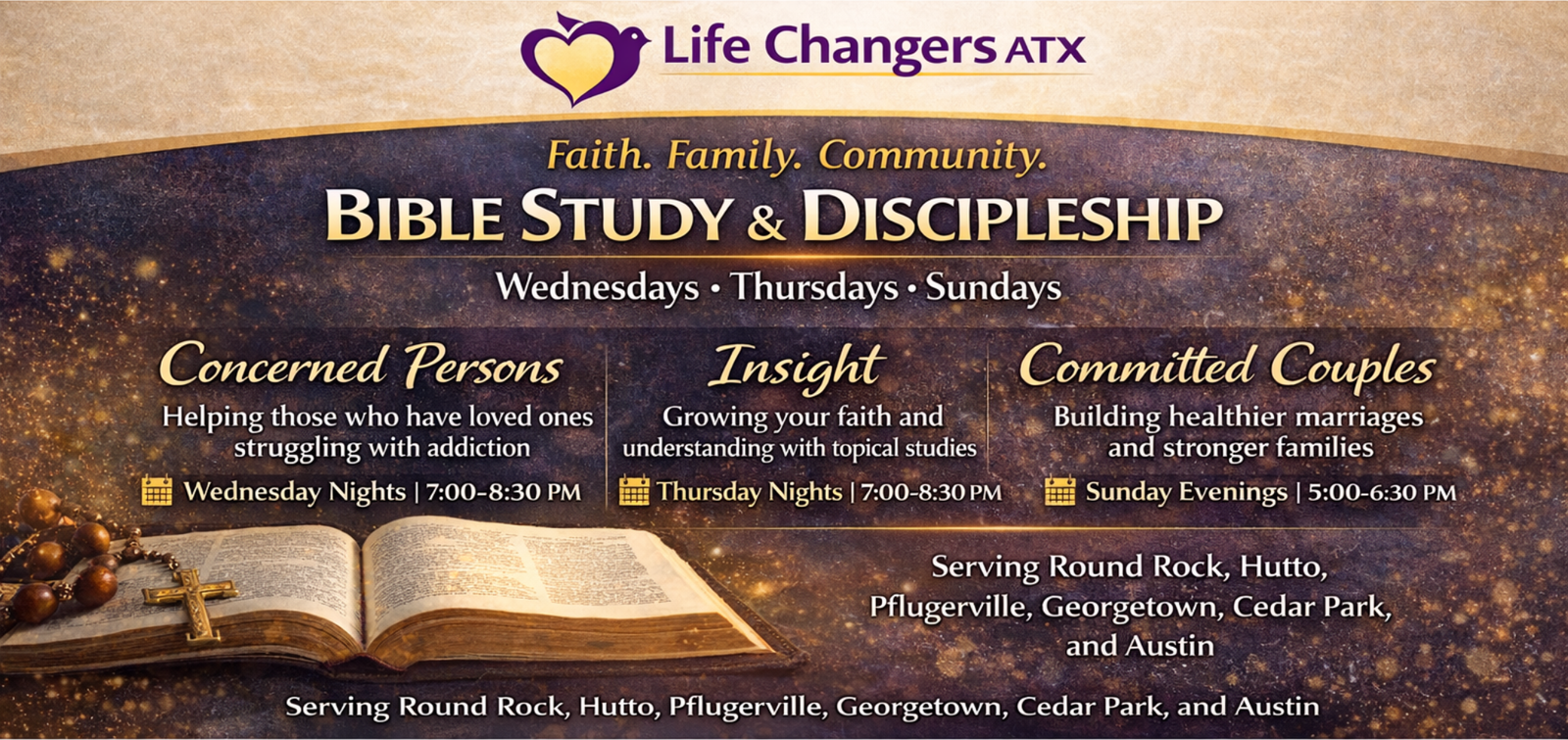 Life Changers ATX – Bible Study & Discipleship